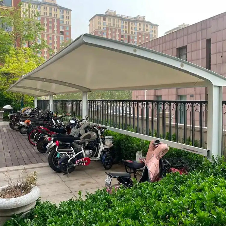 蒙阴县膜结构电动车棚